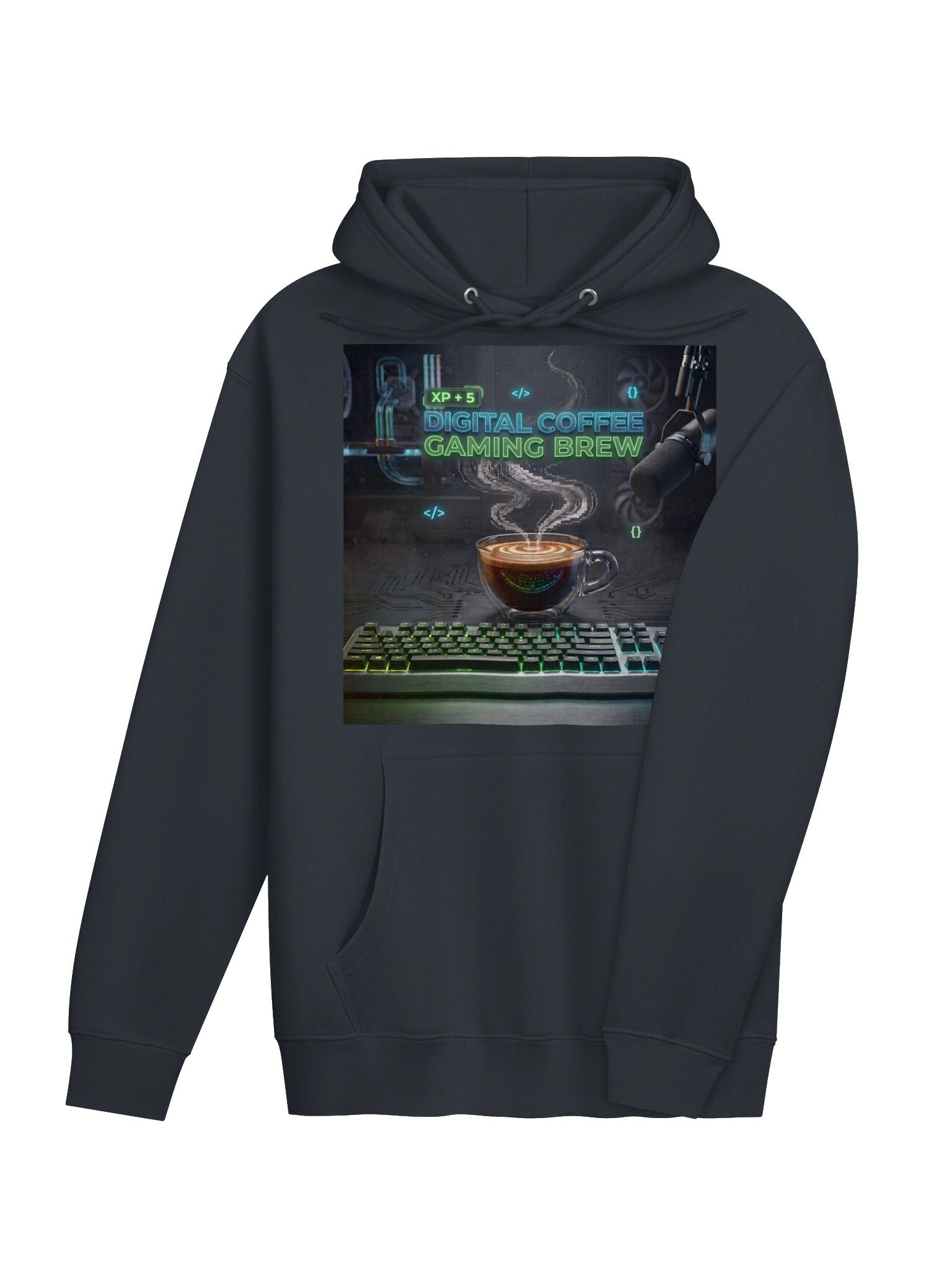 Digital Coffee: Gaming Brew Hoodie product image (4)