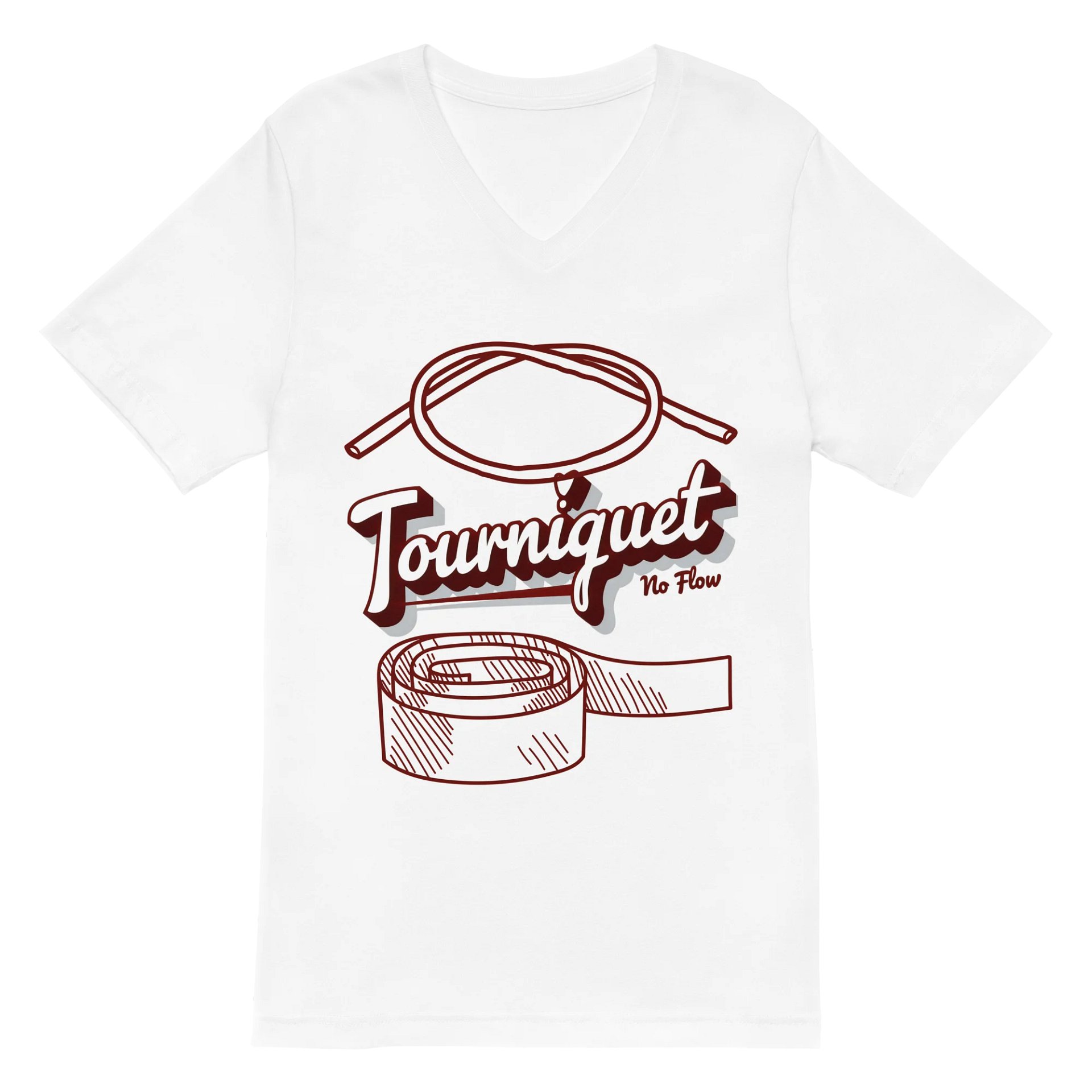 Tourniquet Tape V-Neck Tee product image (2)