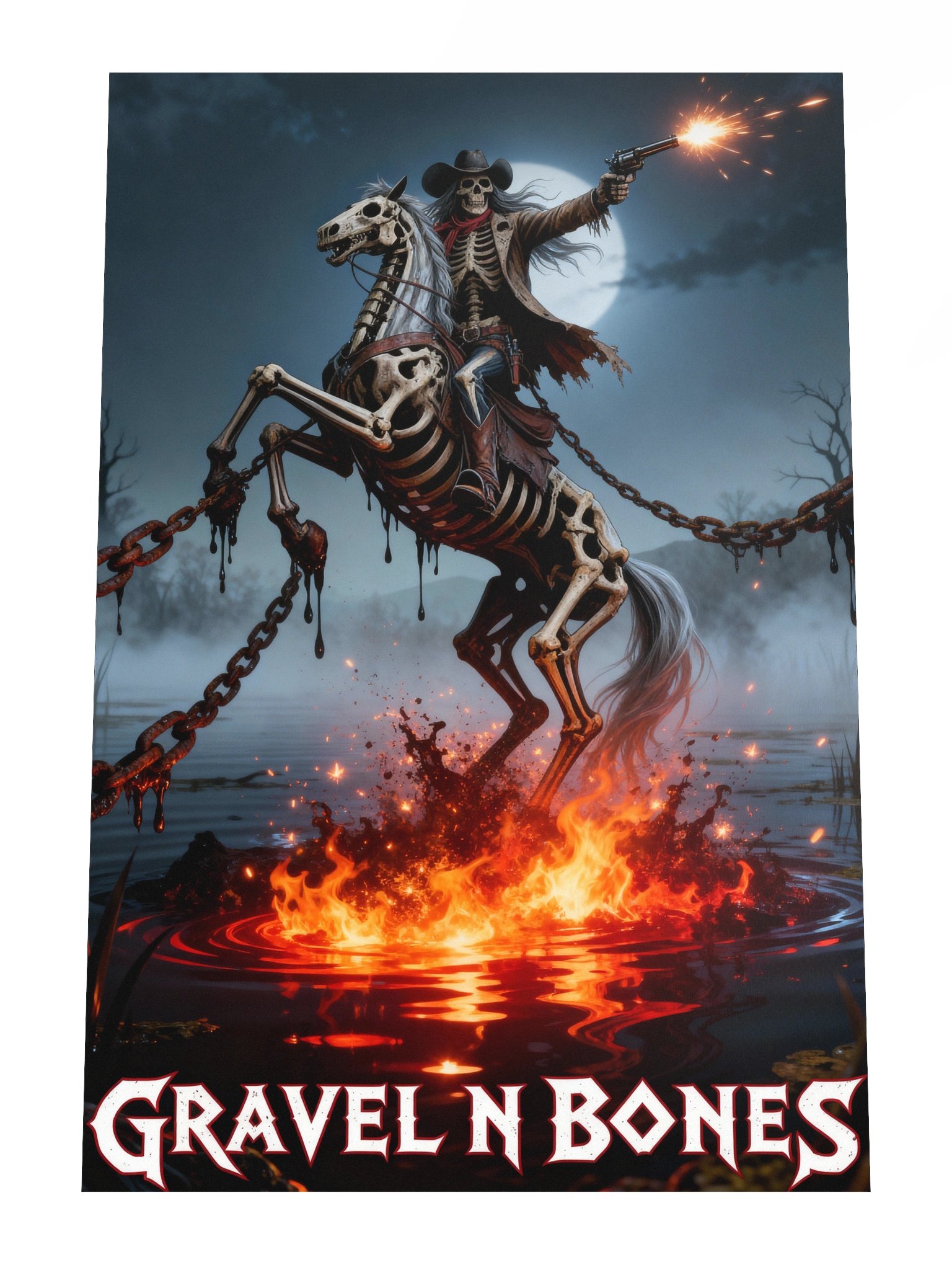 Gravel N Bones – The Damned Still Ride Poster product image (4)