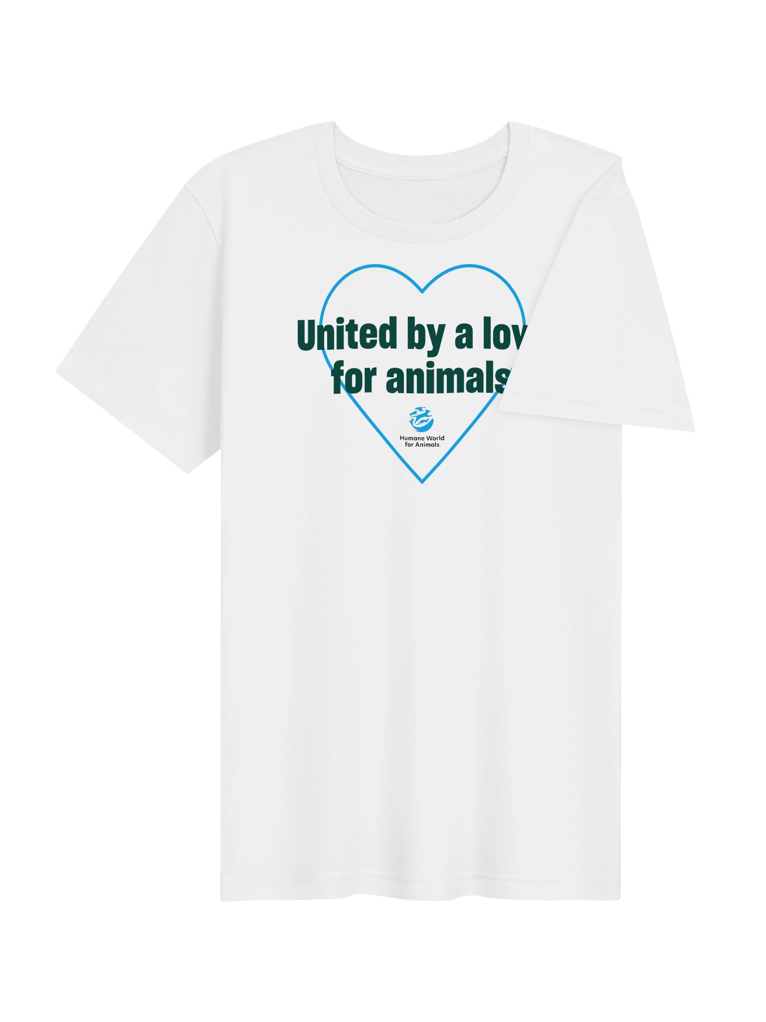 United by a love for animals - heart - T-shirt - Light product image (6)