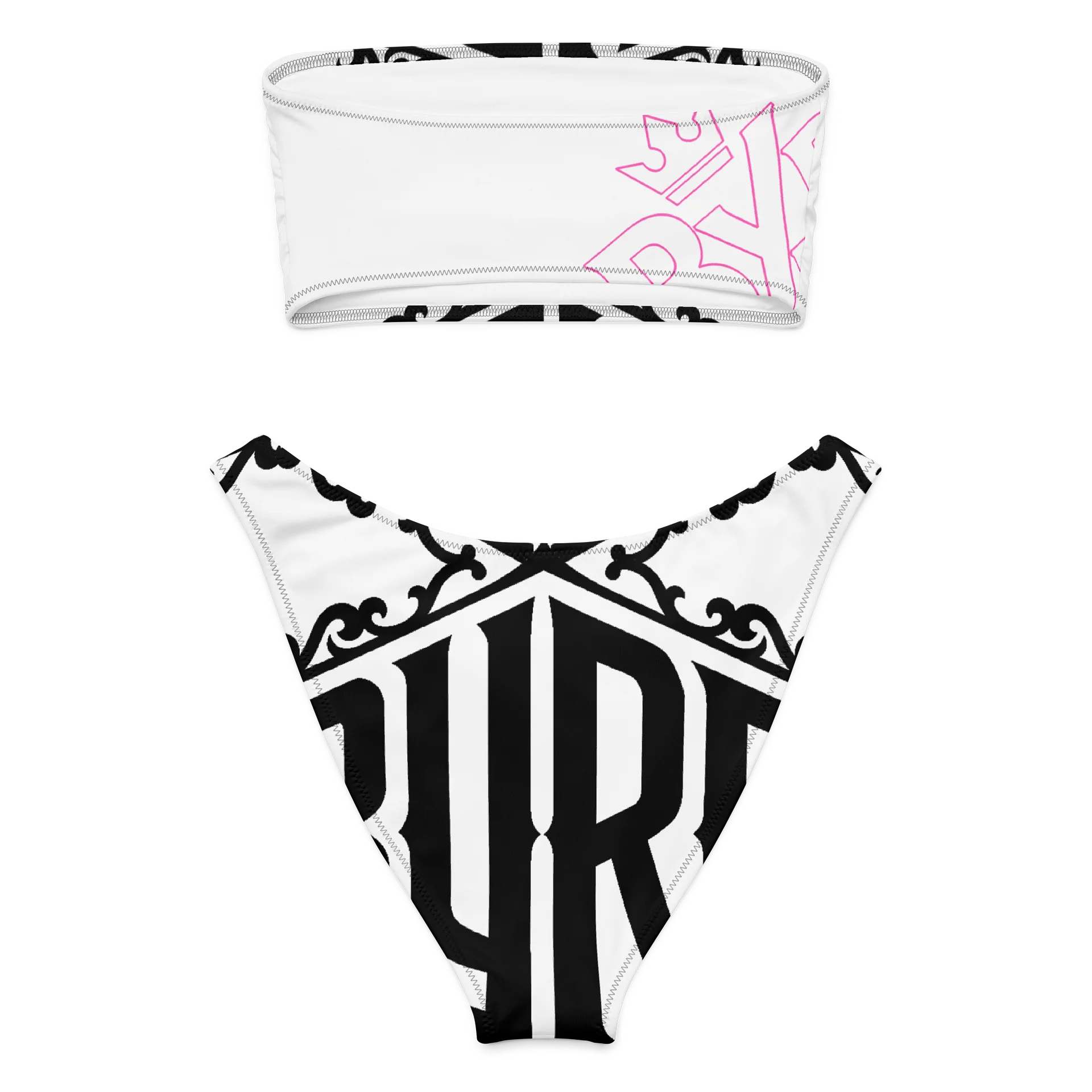 ByRd Royal Bikini in Pink, Black & White product image (3)