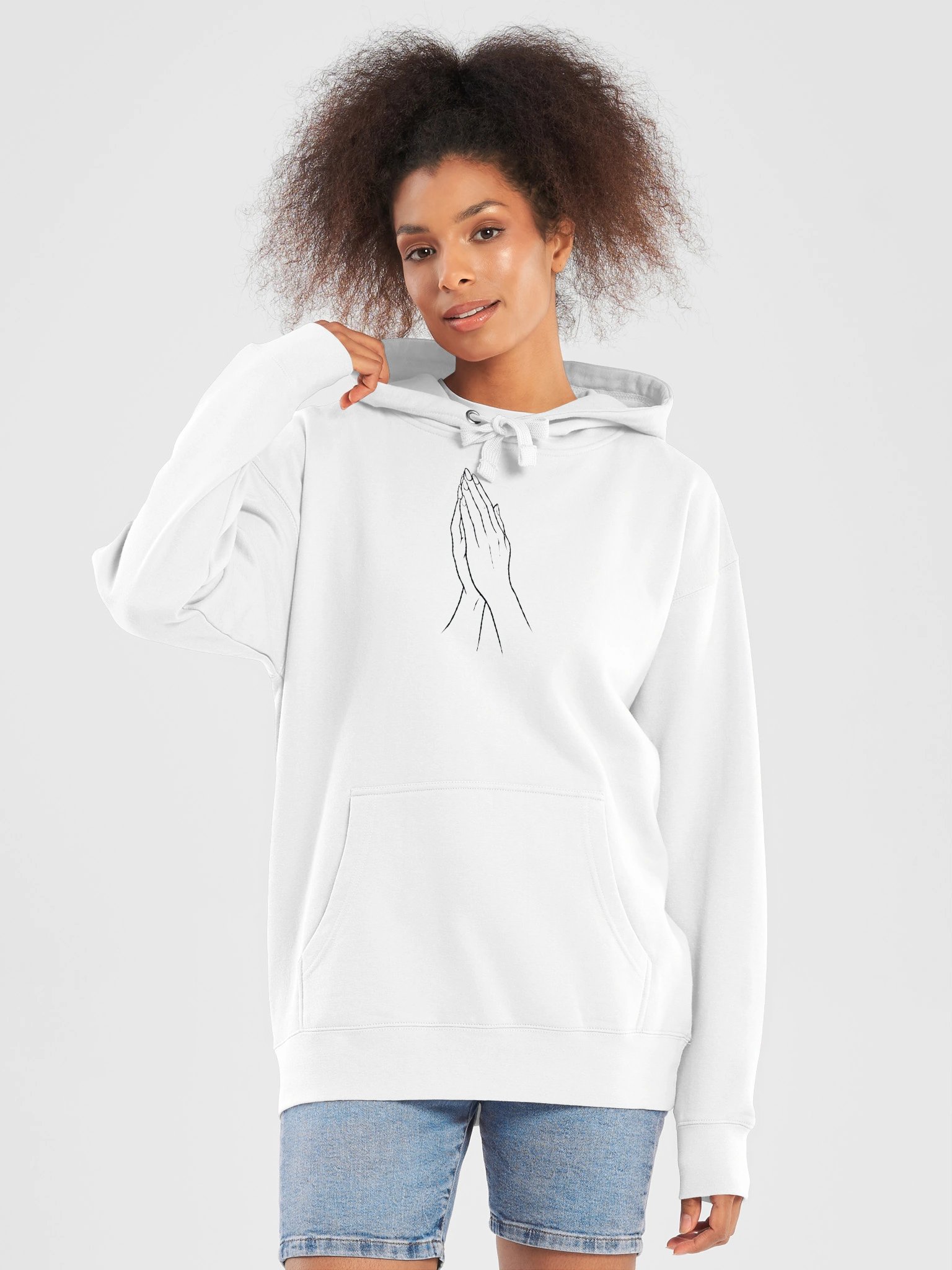 Praying Hands Hoodie product image (85)