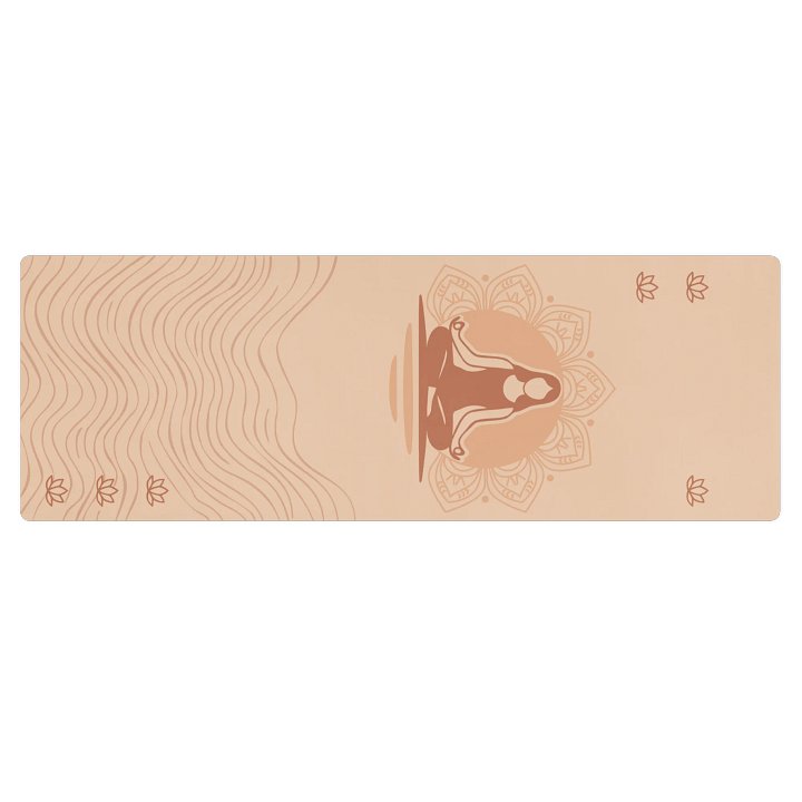 Esterilla de Yoga Antideslizante con Base de Goma y Superficie de Microsuede (61 × 173 cm) product image (2)