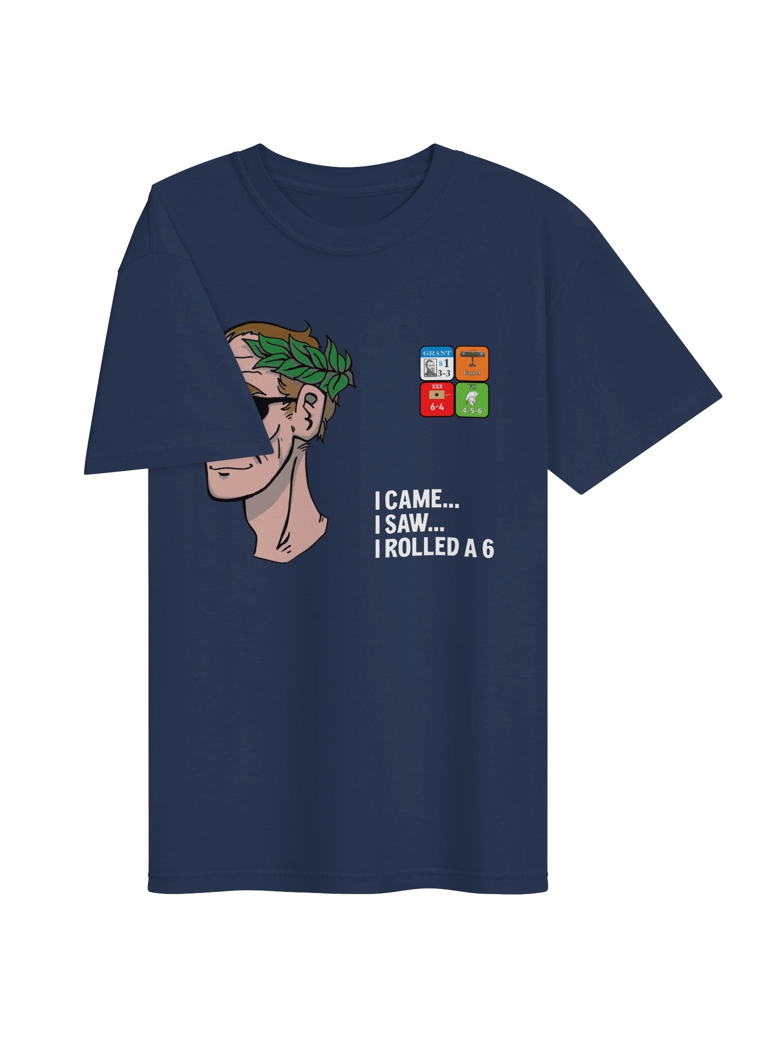 Caesar rolled T-shirt product image (3)