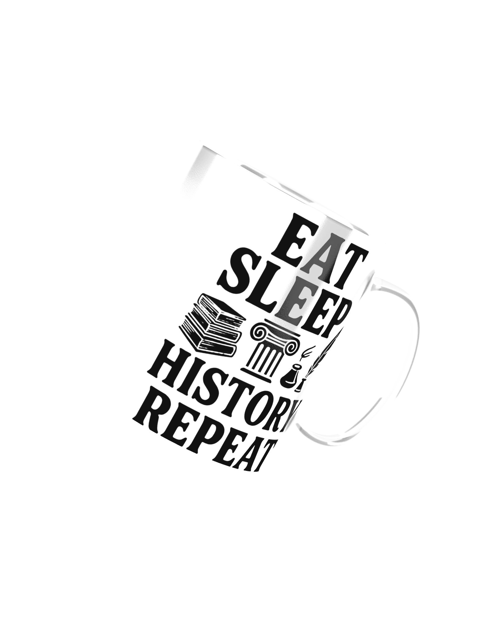 Eat Sleep History Repeat Mug – Teacher Coffee Cup for History Buffs product image (48)