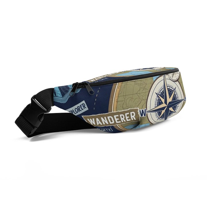 Wanderlust Explorer All-Over Fanny Pack product image (2)