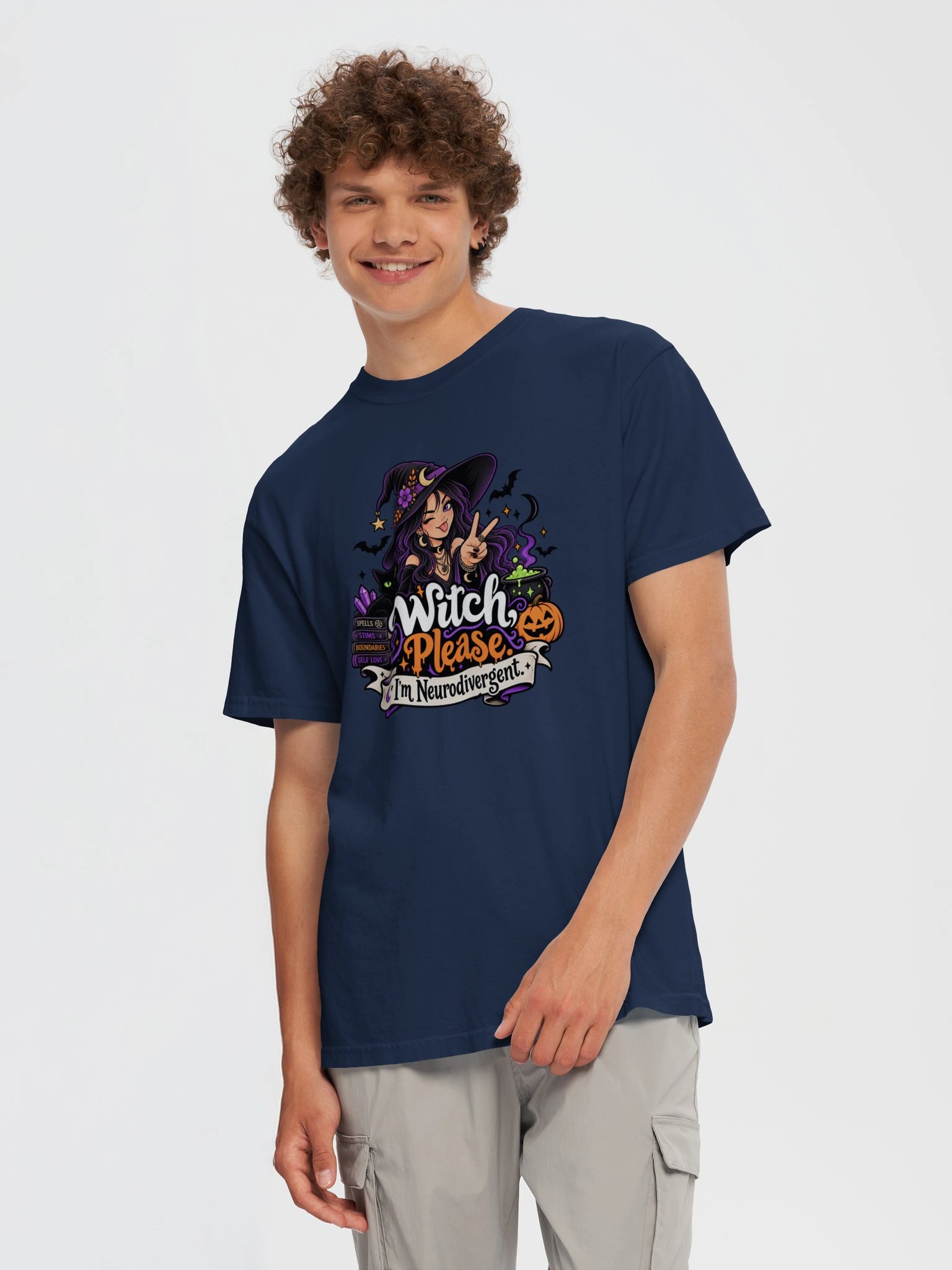 Witch Please, I’m Neurodivergent | Funny Halloween T-Shirt product image (77)