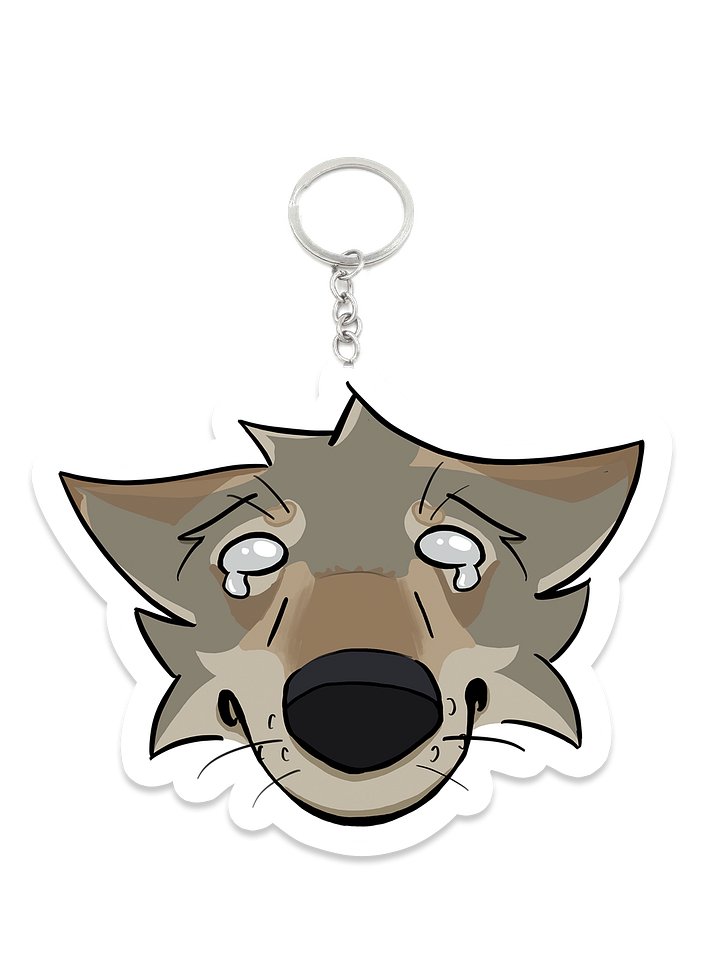 Sad Wolp Keychain product image (1)