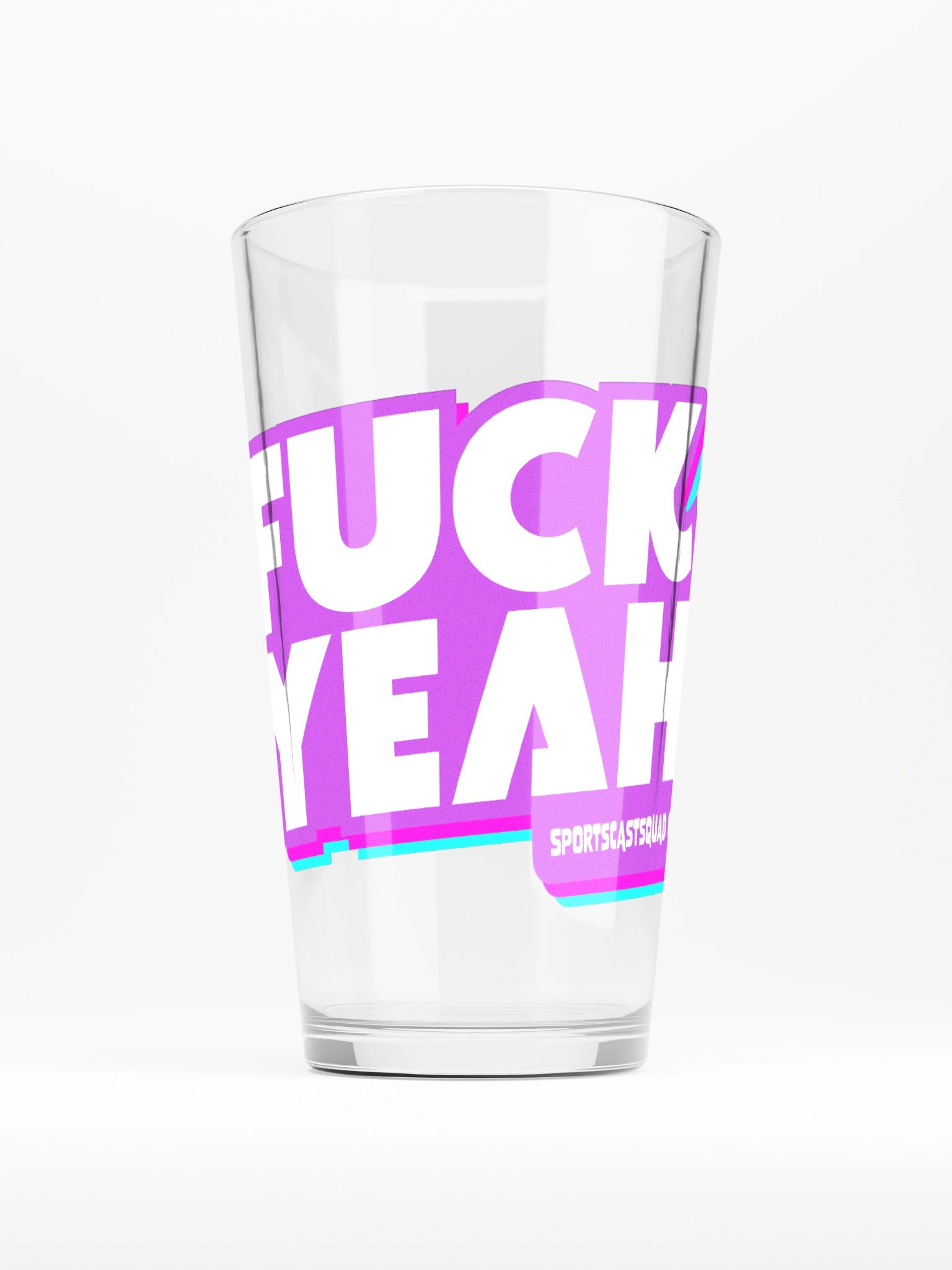 SCS FUCK YEAH PINT GLASS product image (1)