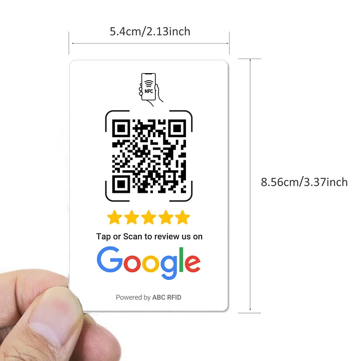 Google Review Card (NFC Tap + QR Code) product image (2)