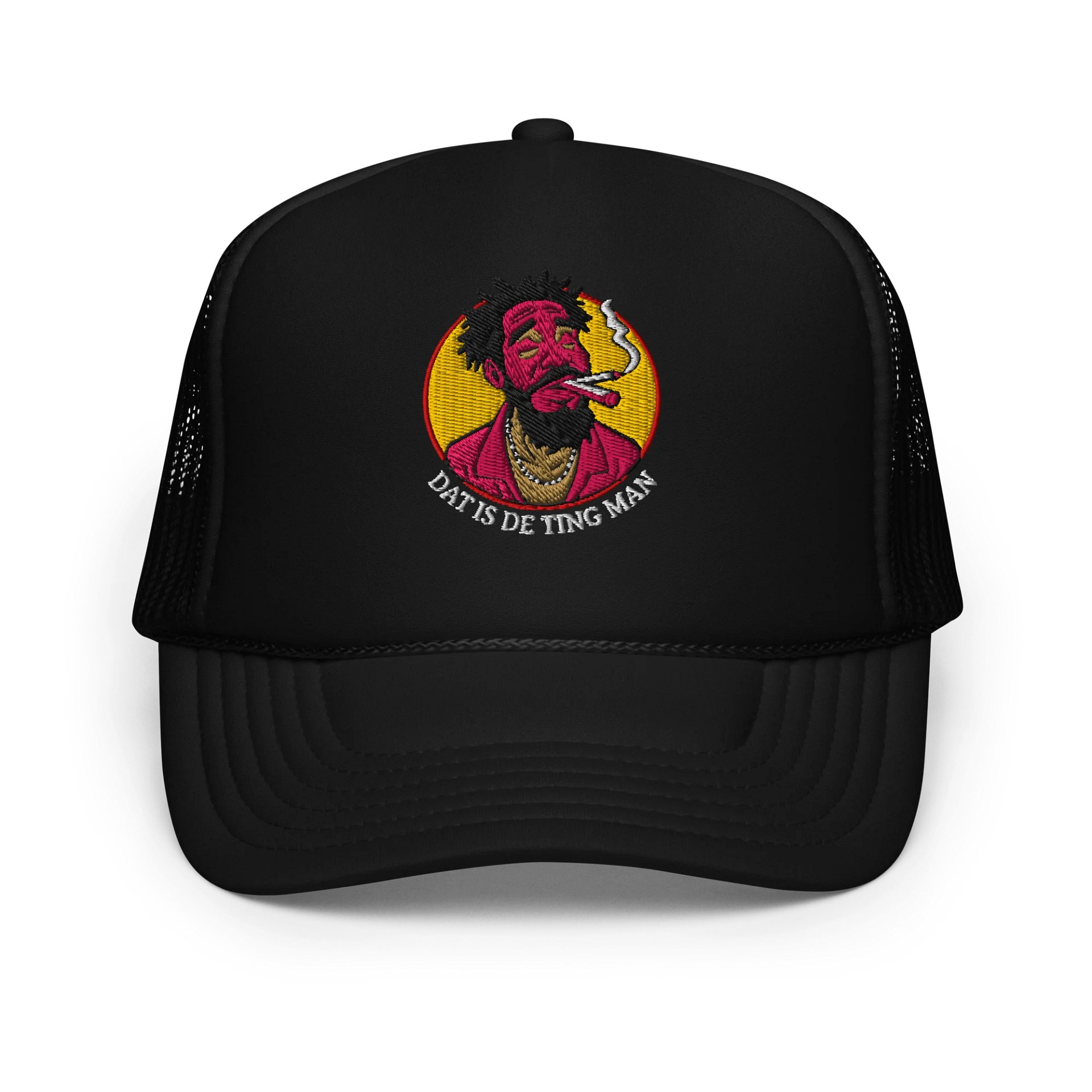 Dat Is De Ting Man Flamingo Color Design Trucker Hat product image (1)