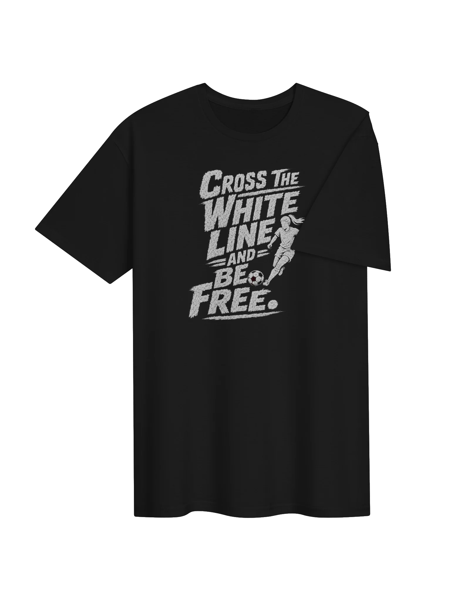 Cross the White Line Soccer Tee product image (4)