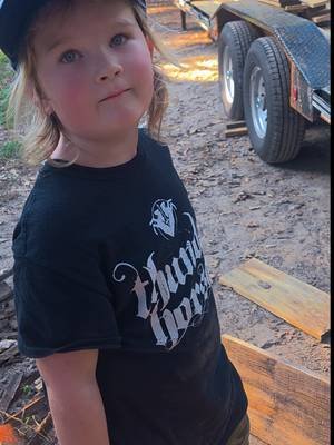 Just a Lil Filthys been hard at work on the range. He will be back to building his mini chopper very soon! #justalilfilthy #shopkids #dewalt #ShopLife 