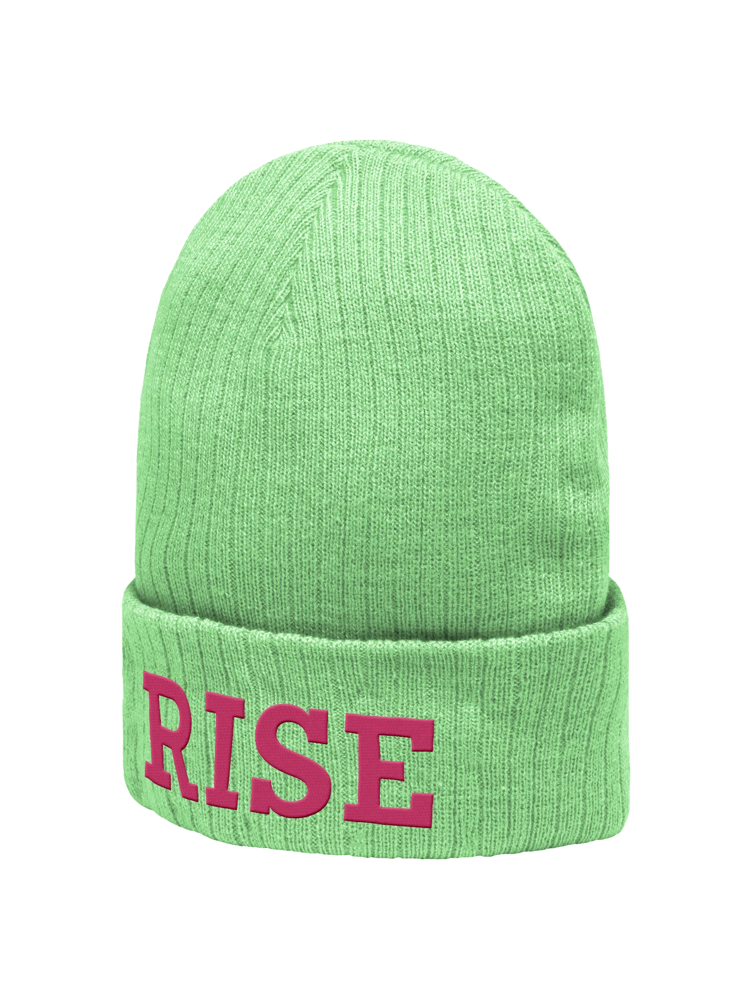 RISE Embroidered Beanie [PINK ver.] product image (2)