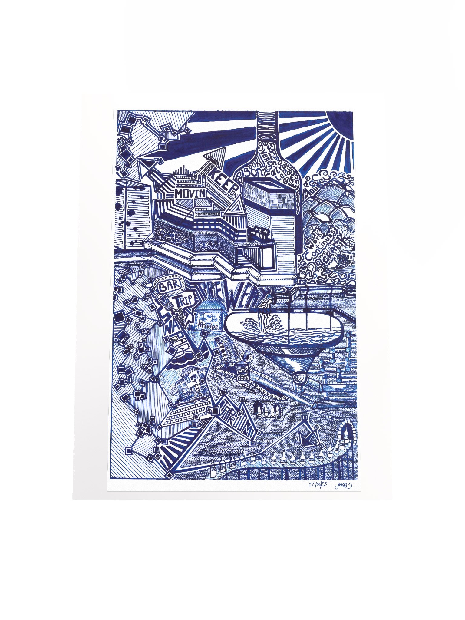 Blue Drink (Poster Print) product image (4)