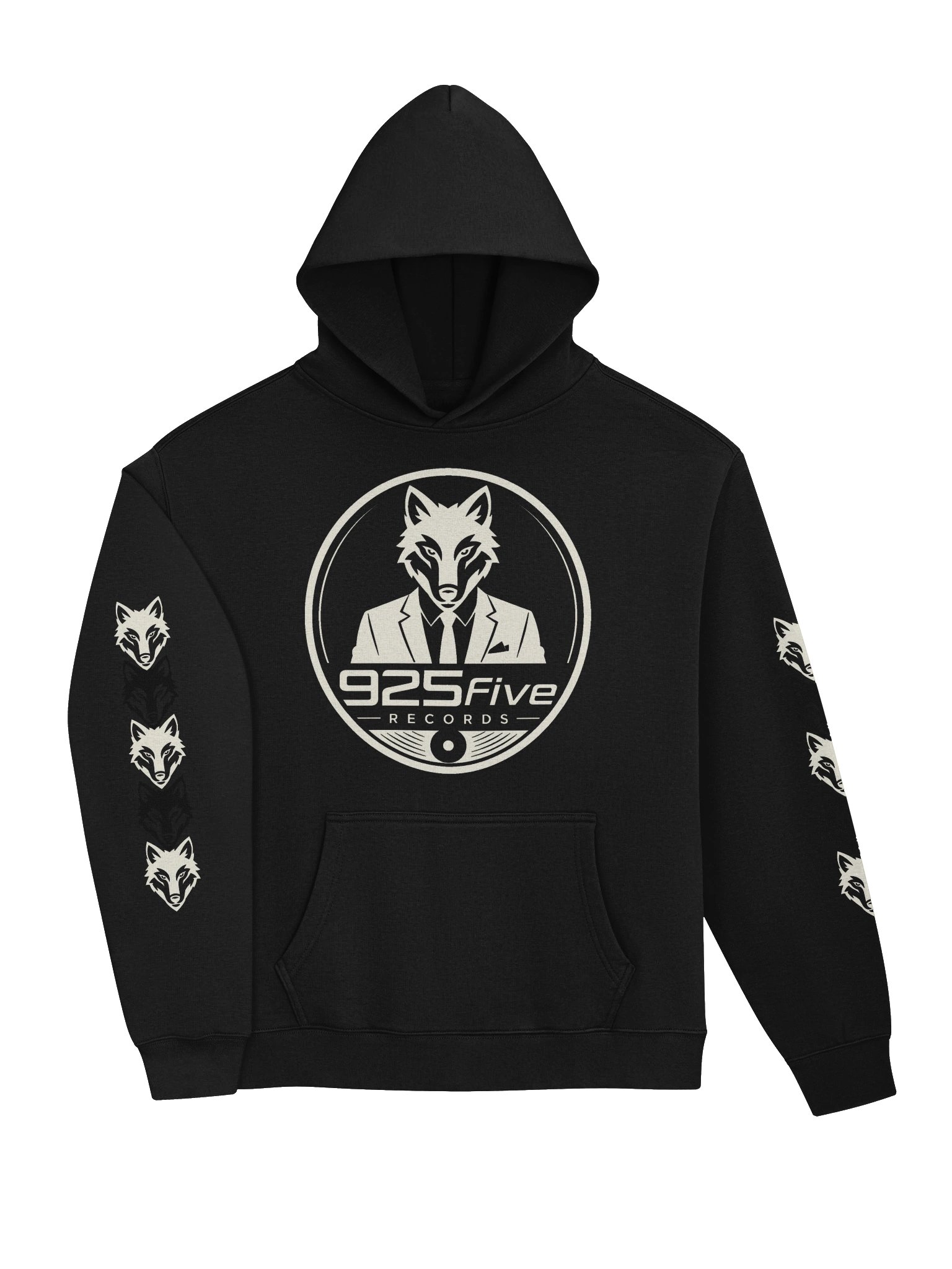 925five Urban Men's Signature Heavyweight Hoodie – Black & White product image (3)