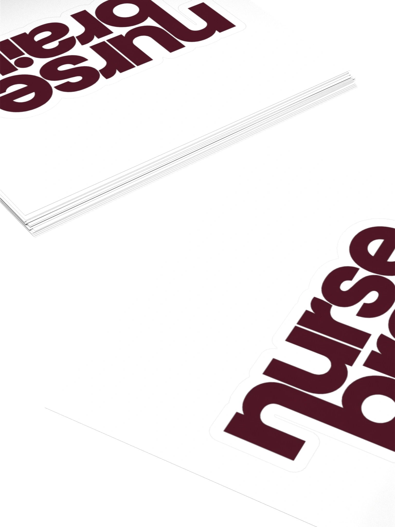NurseBrain® Stacked Sticker product image (7)