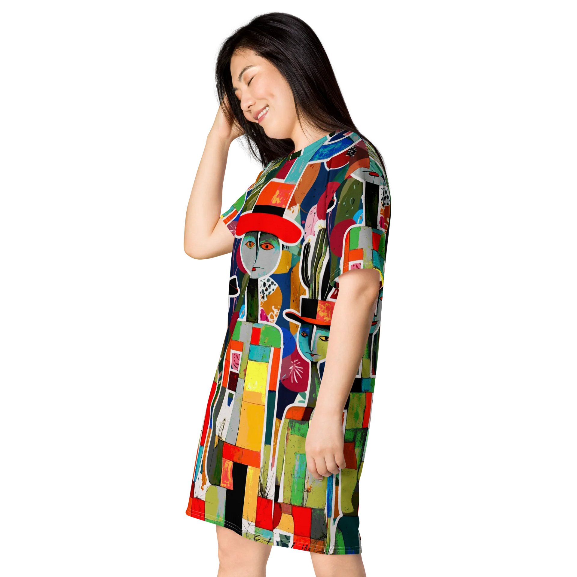 Cacti Amigos by Edward Martin T-Shirt Dress product image (3)