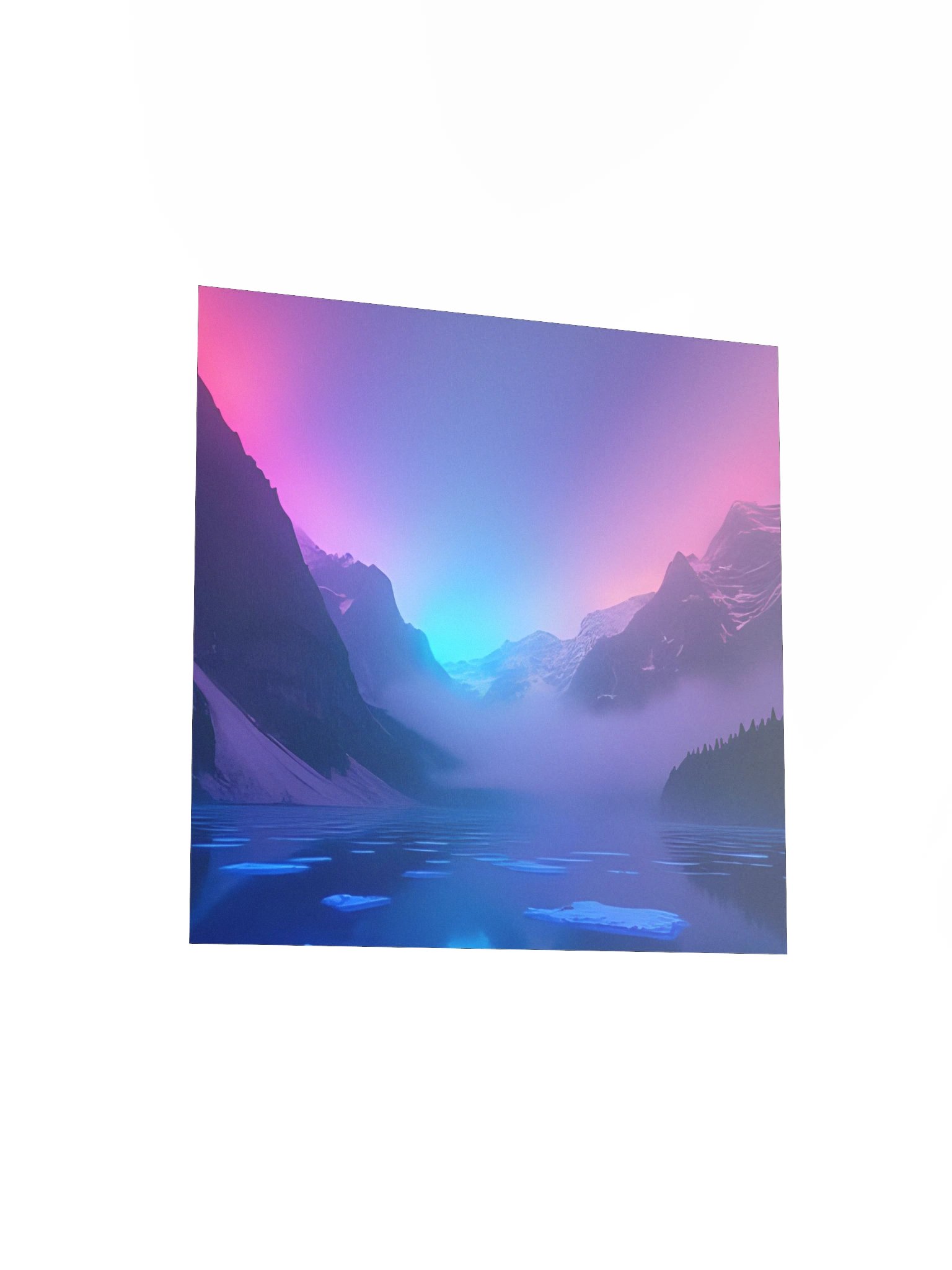 Ethereal Peaks Matte Poster product image (13)