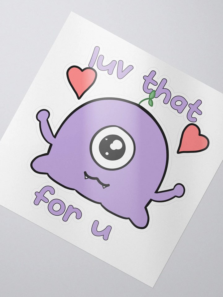 Luv that for you - Alien Sticker product image (2)