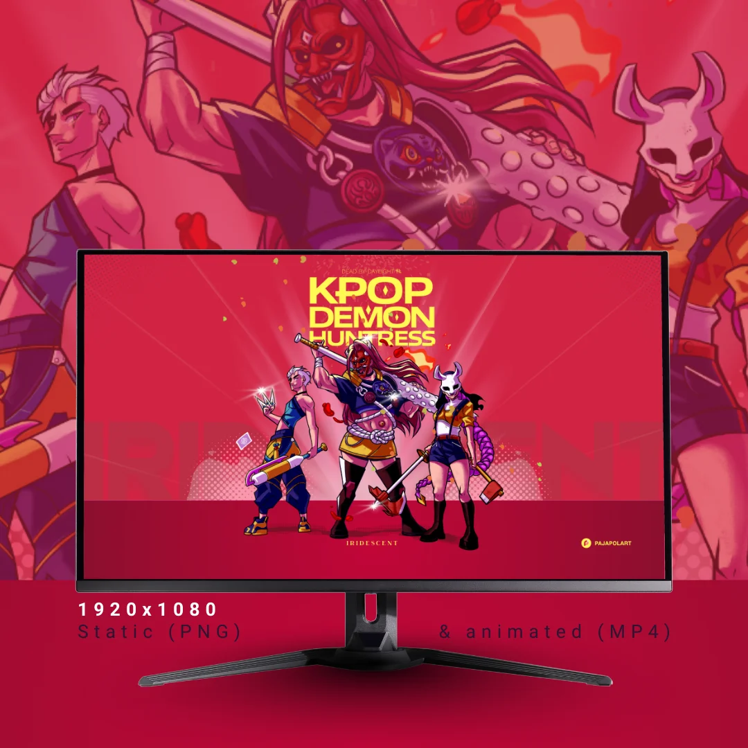 Kpop Demon Huntress Iridescent- Wallpaper pack product image (3)