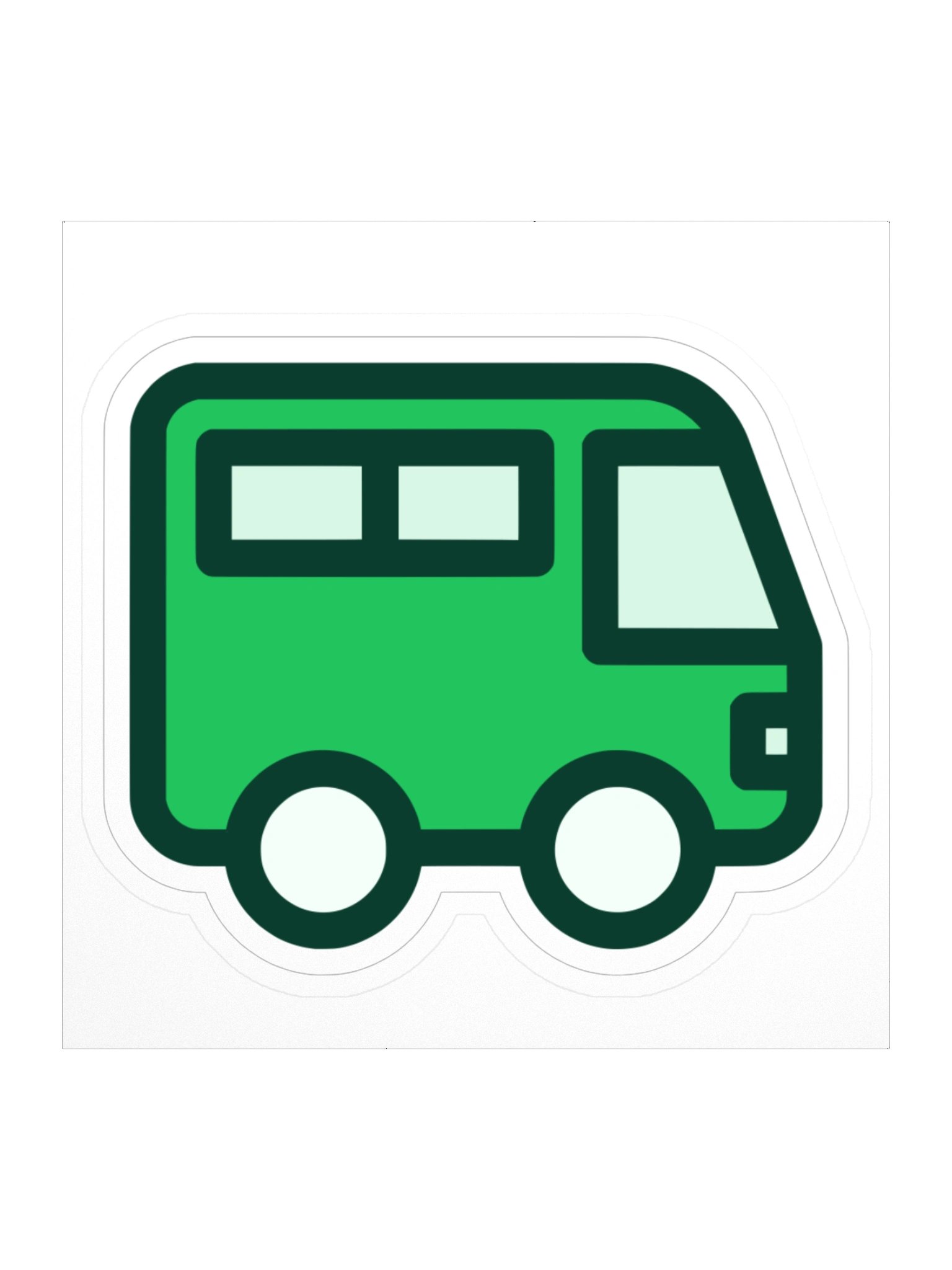 Abfahrt! Sticker – Mint product image (1)