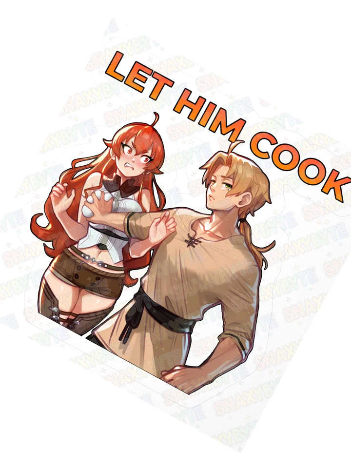 Let Him Cook - Anime Meme Sticker product image (2)