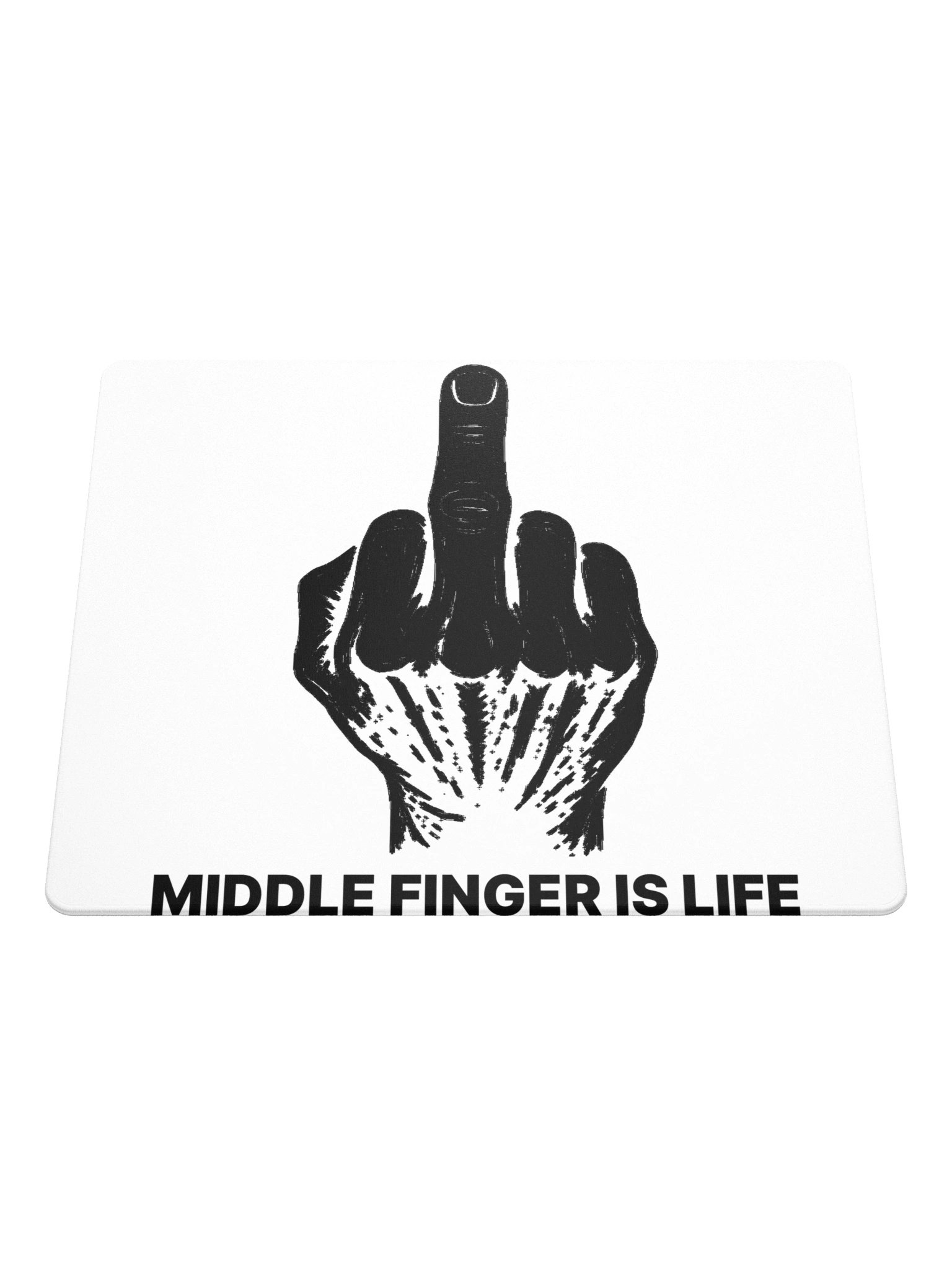 No ShopCo | Gaming Mouse Pad - Black on White product image (1)