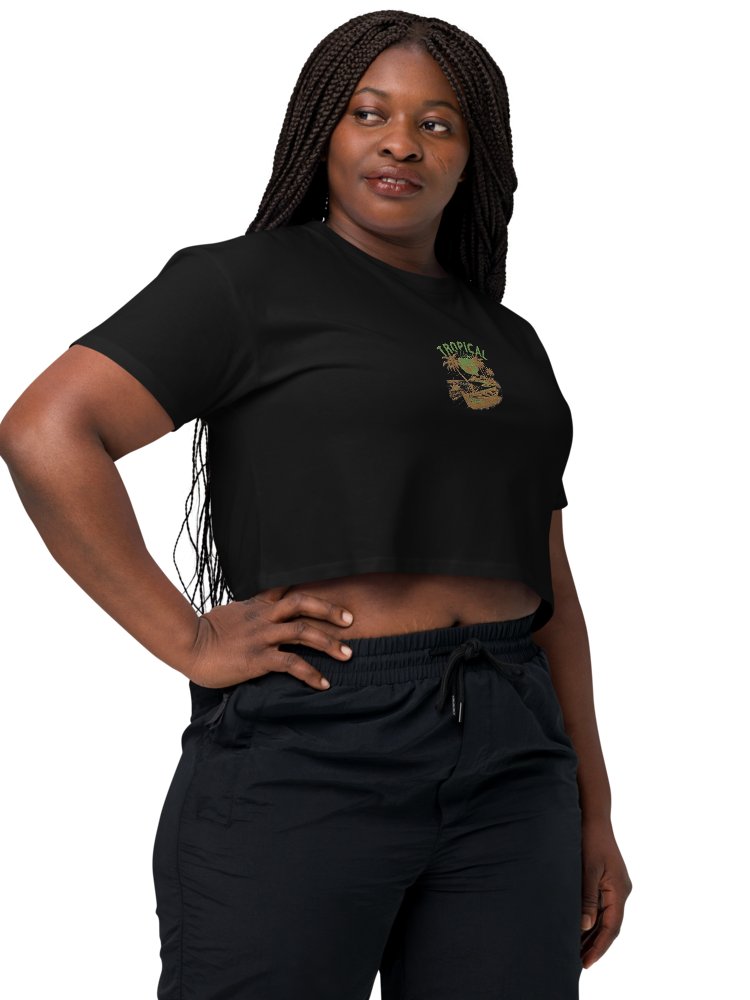 Tropical Breeze Embroidery Crop Top product image (9)