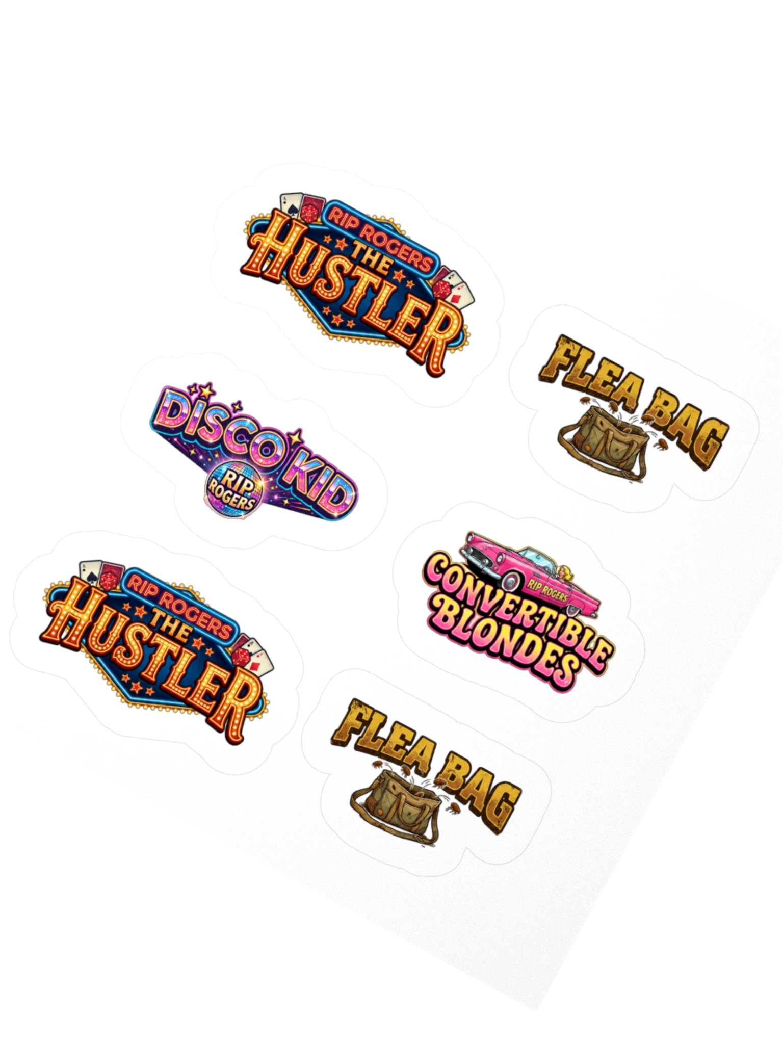 Rip Rogers Kiss Cut Sticker Set product image (5)