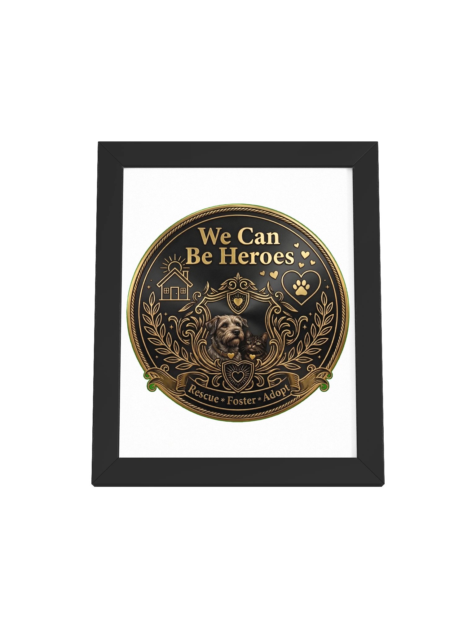 We Can Be Heroes Pet Rescue Framed Poster product image (1)