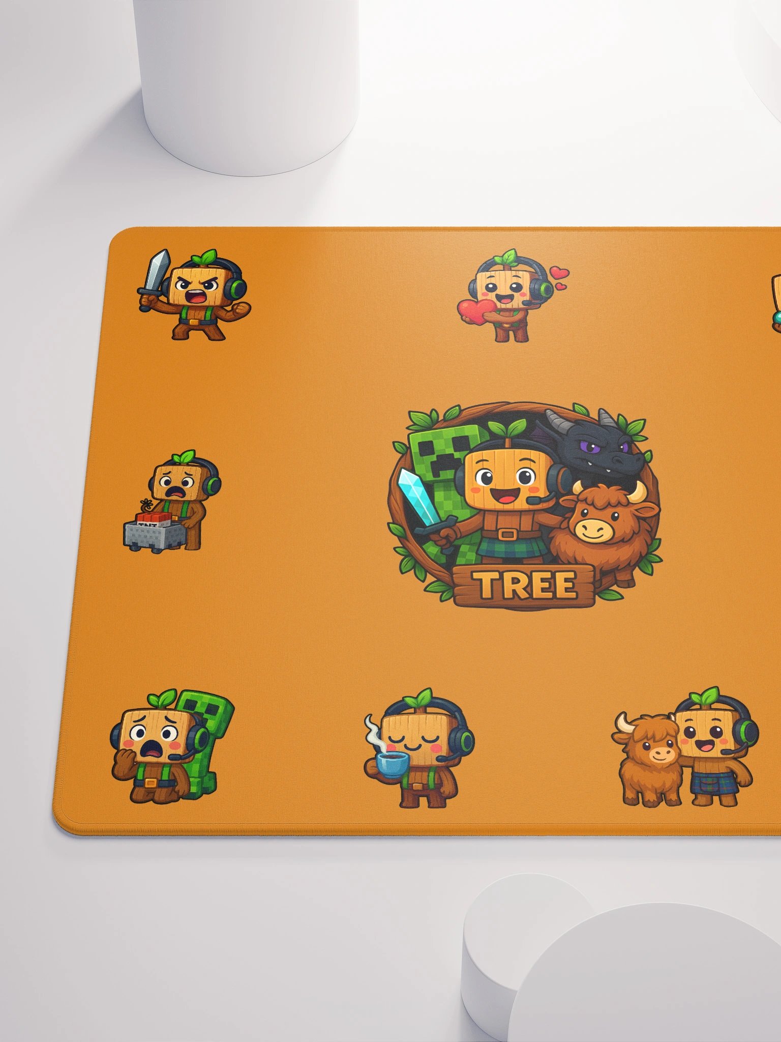 Tree Mouse Mat Orange product image (6)