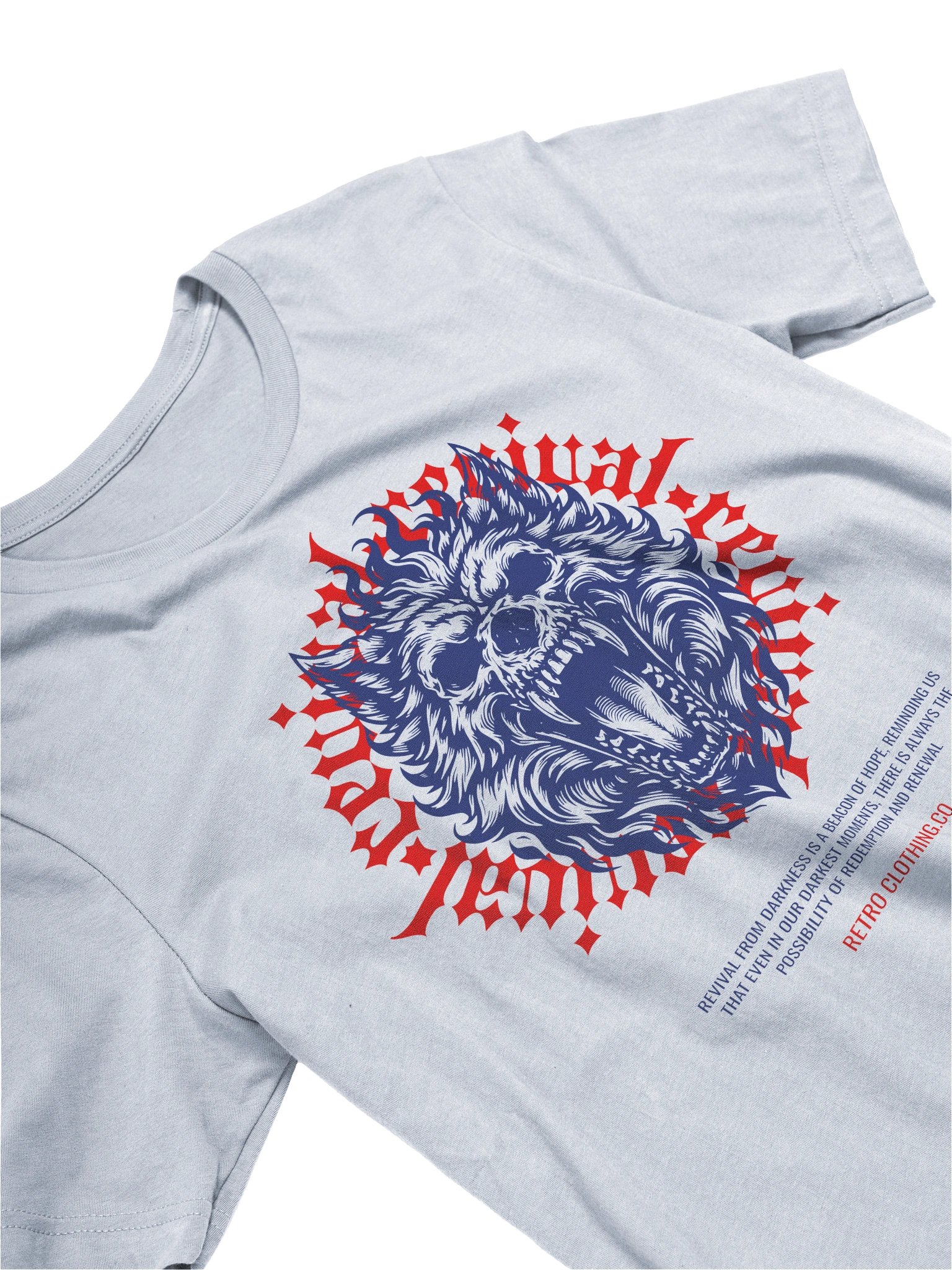 Unique Revival Wolf T-Shirt for Trendy Fashion Animal Lovers product image (3)