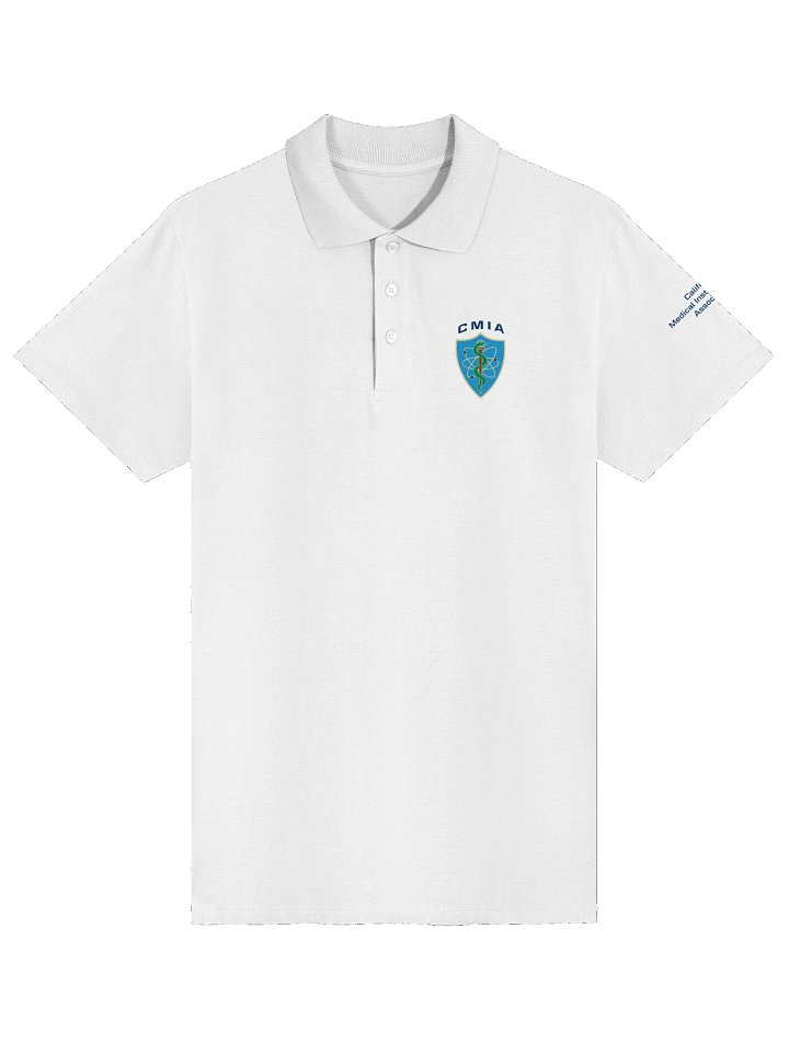 CMIA White/Light Premium Polo Shirt — Color Logo product image (2)