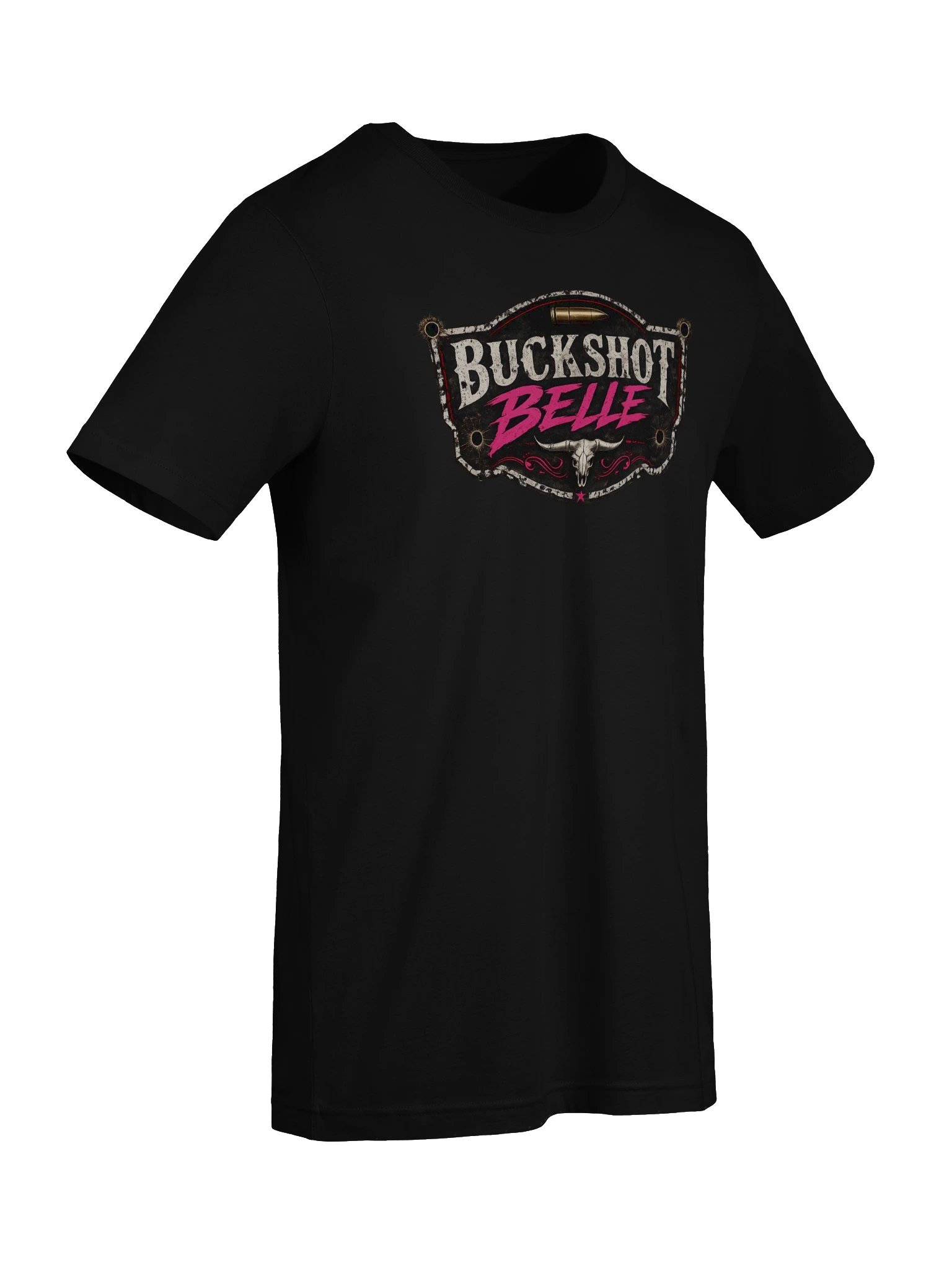 Buckshot Belle No Fucks Premium Tee (Pink) product image (7)
