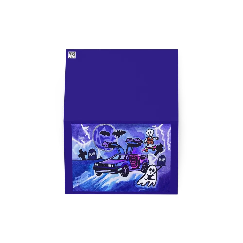 Spooky Speed Machine Greeting Card product image (2)