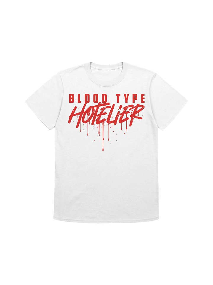 Hotel T-Shirt – Blood Type: Hotelier (White) product image (2)