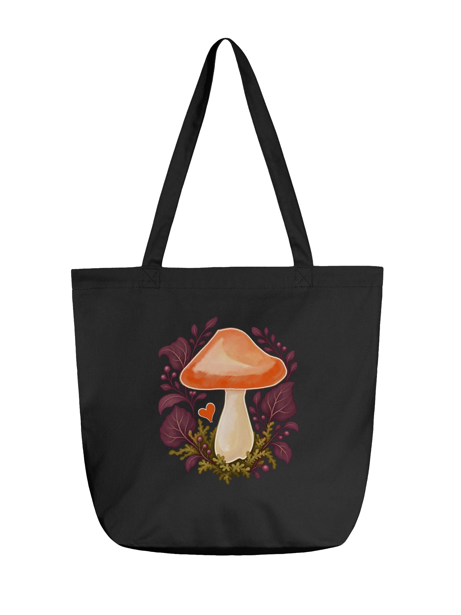 Orange Mushroom Tote Bag product image (1)
