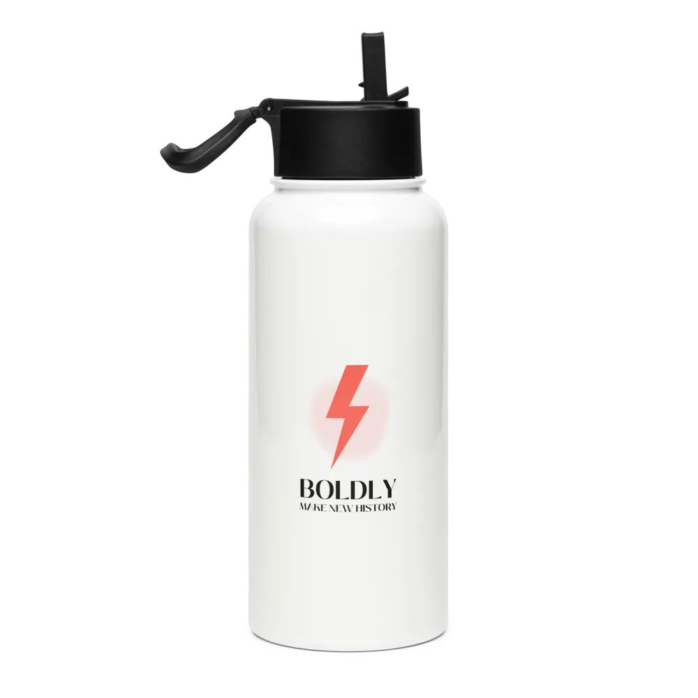Stainless Steel Water Bottle with a Straw Lid SWFB0150 product image (2)