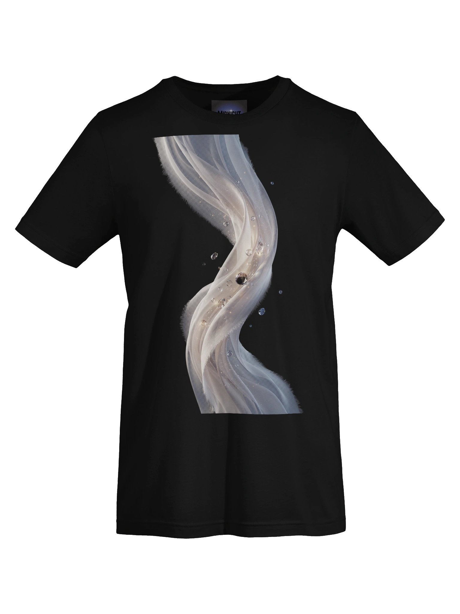 Midnight Veil Crystal Flow T-Shirt product image (49)