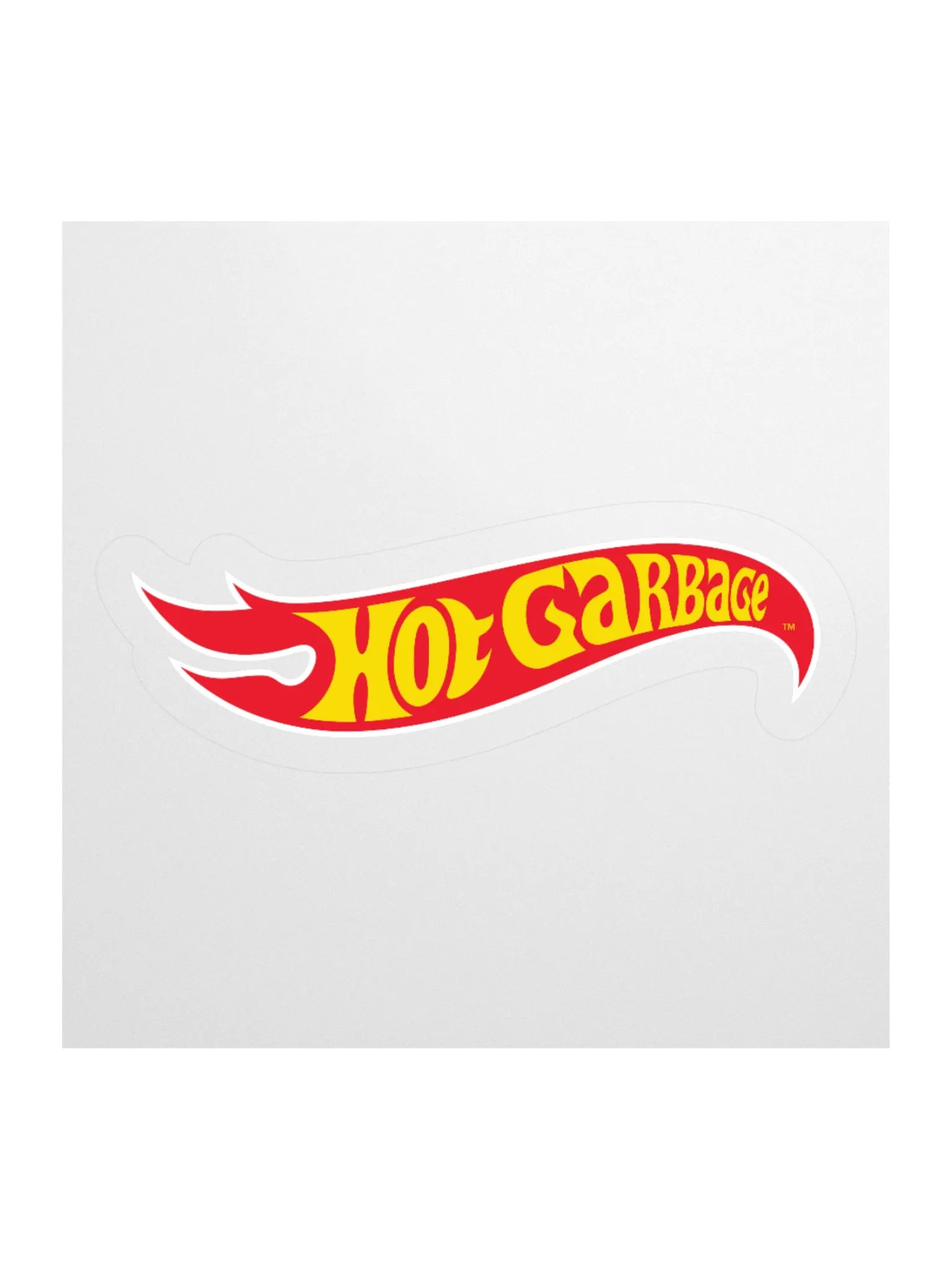 HOT GARBAGE STICKER (SINGLE) product image (1)