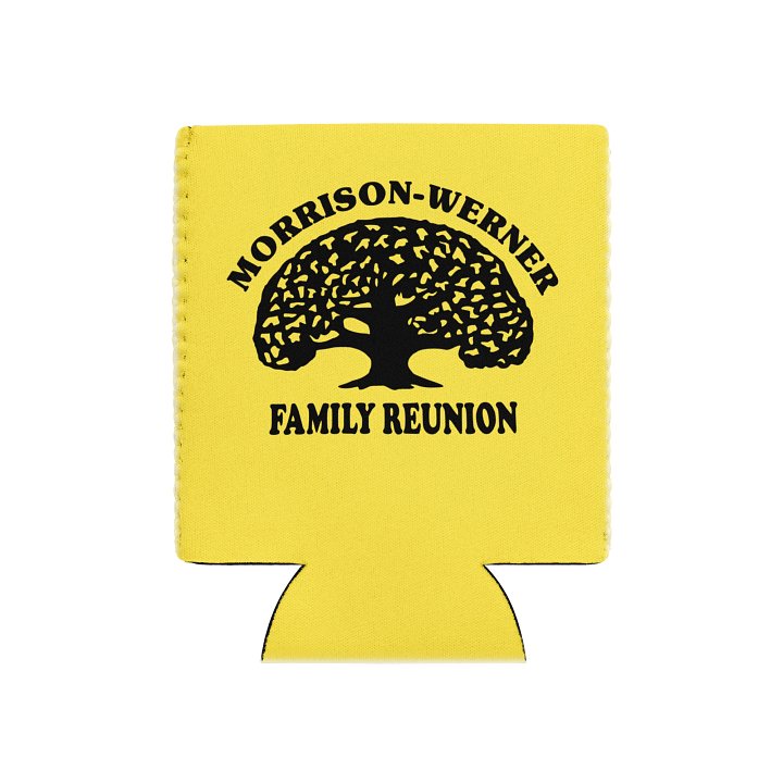 "Morrison-Werner Family Tree" Can Coozie (Yellow) product image (1)