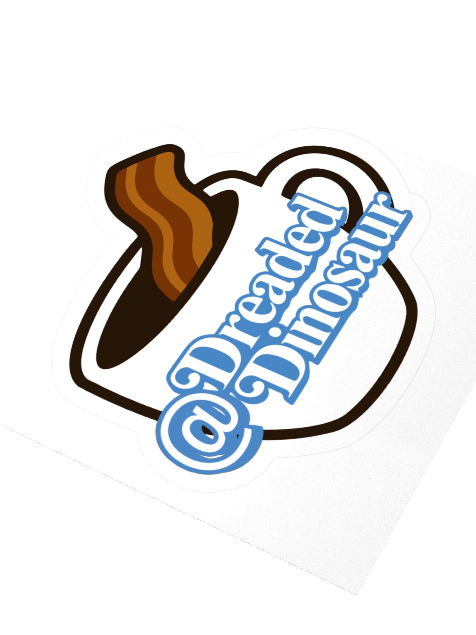 Coffee X Bacon Logo Sticker product image (3)
