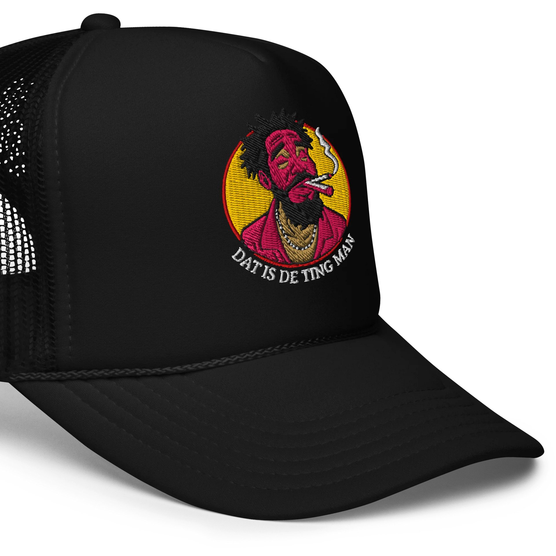 Dat Is De Ting Man Flamingo Color Design Trucker Hat product image (2)