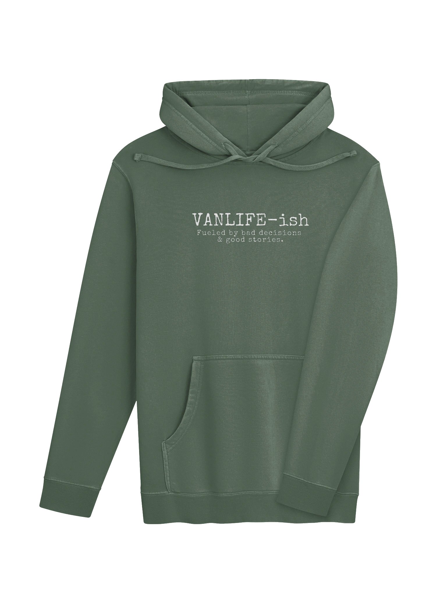 Vanlife-ish Definition Pigment Dyed Hoodie (Both Sides) product image (4)