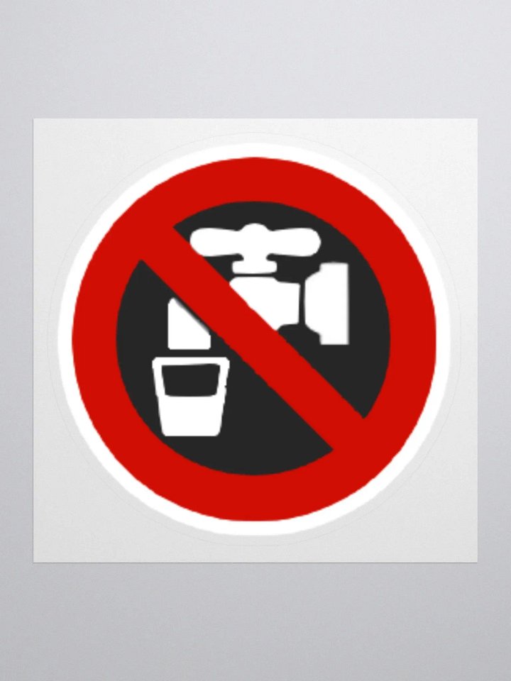 Non-Potable Water Sticker product image (1)