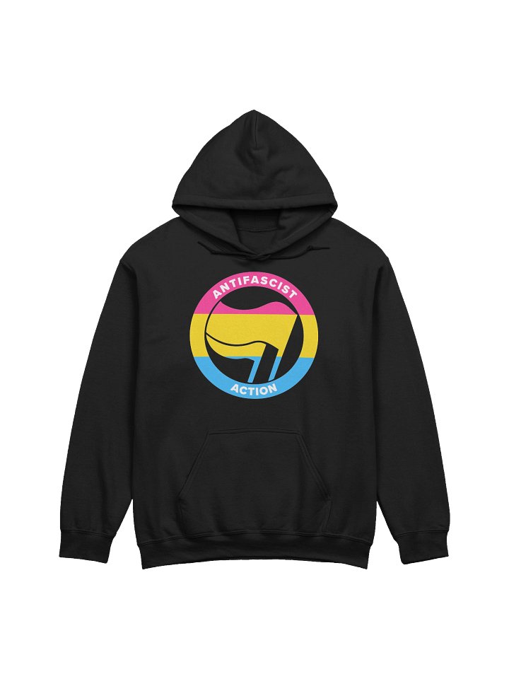 Antifa / Pansexual Pride Hoodie product image (1)