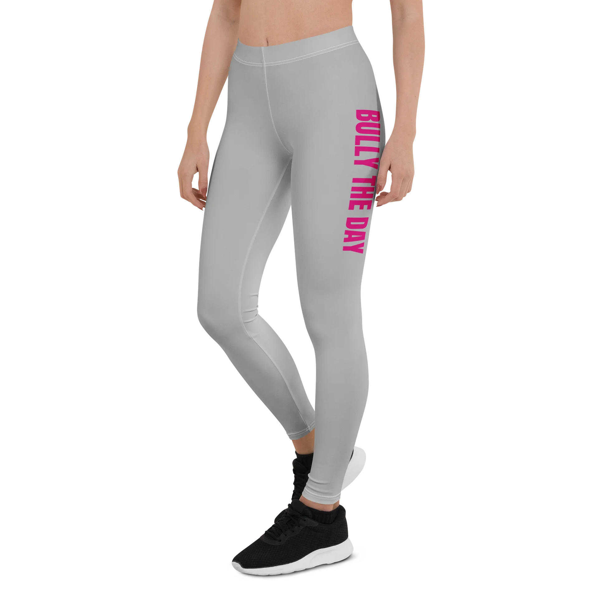 Bully The Day Leggings - Gray/Pink product image (2)