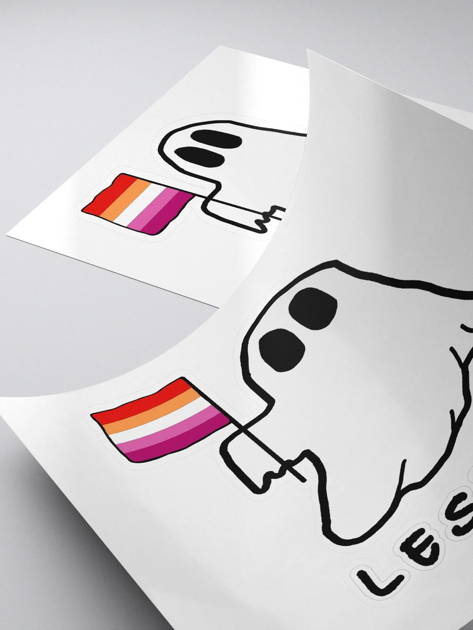 LesBOO sticker product image (4)