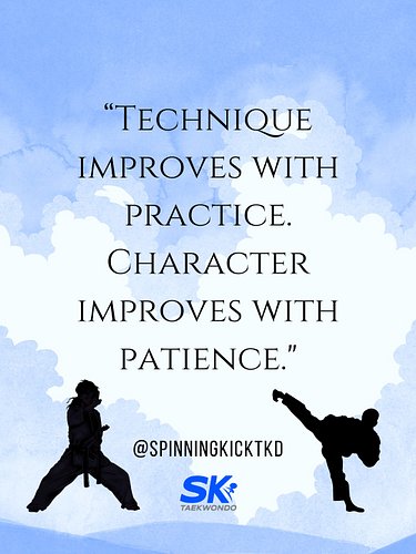 What is the biggest benefit of martial arts training you've discovered?

#Taekwondo #MartialArts #Training #PositiveMindset